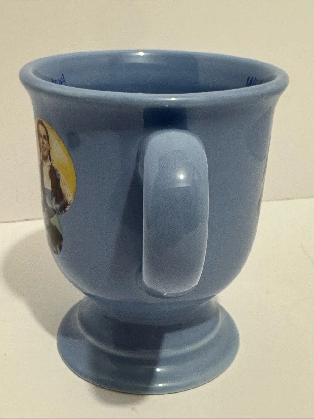 Vintage Wizard of Oz pedestal coffee mug “ Wishes really do come True”